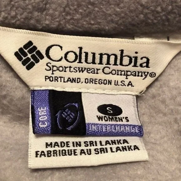 Columbia Women's Small Yellow Gray‎ Ski Snowboard Jacket & Fleece Removable Vest - Picture 8 of 16